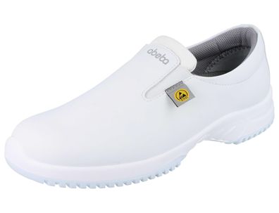 ABEBA Uni 6 Damen Herren Berufshalbschuhe O2 weiß