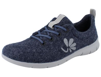 Natural SENSE Damen Sneaker blau/Wollfilz
