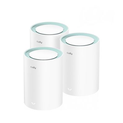 CUDY M1300 AC1200 Wi-Fi Mesh Solution 3er-Pack - WLAN - 1 Gbps