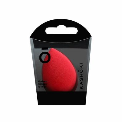Kashoki Make-up-Schwamm Regentropfen mittel rot 1 Stück