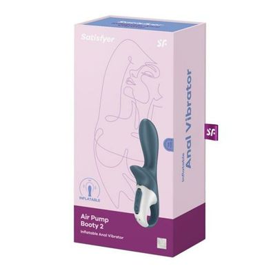 Satisfyer Booty 2 aufblasbarer Analvibrator mit Luftpumpe