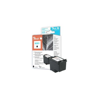 Peach Peach Patrone HP Nr.301 (CH561EE) black no ink level chip remanufactured