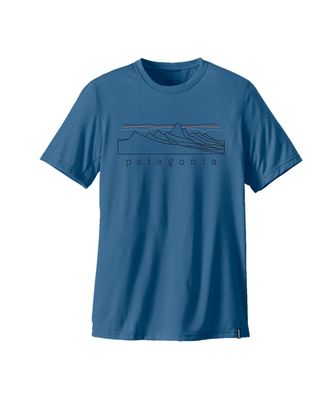 Patagonia T-Shirt Cap Cool Trail - Stratapeaks aquatic blue - Größe: XL