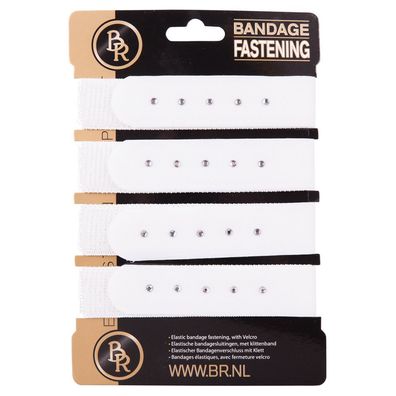 BR Bandagenverschluesse Glamour Set/4St. VE4 Weiss