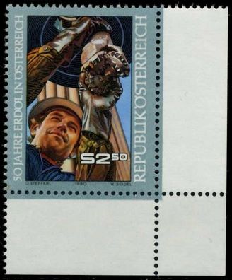 Österreich 1980 Nr 1646 postfrisch ECKE-URE X7EB026