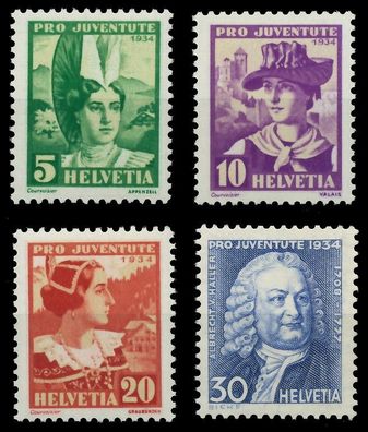 Schweiz PRO Juventute Nr 281-284 postfrisch X52BFEA