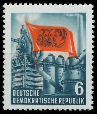 DDR 1953 Nr 344YII postfrisch X53AADA