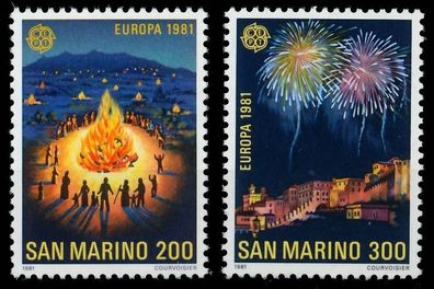 SAN MARINO 1981 Nr 1225-1226 postfrisch S1D7AFE