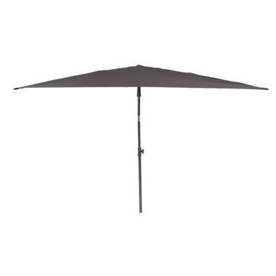 Balkon - Sonnenschirm rechteckig 2,1 x 1,4 m grau PATIO