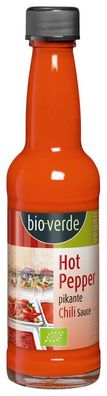 6x bio-verde Hot Pepper Sauce vegan 100 ml 100ml