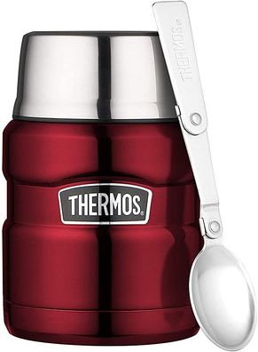 Thermos SK Food Jar cranberry red pol 0,47l