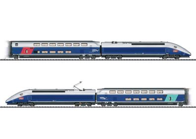 Trix H0 22381 Hochgeschwindigkeitszug TGV Euroduplex mfx/DCC, Sound Neu/OVP