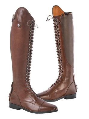 Busse Reitstiefel LAVAL braun komplett geschnürt