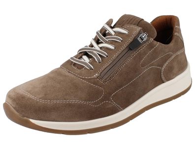 Waldläufer K-Kilian Herren Schnürschuhe braun Veloursleder