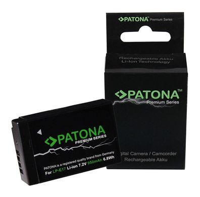 PATONA Premium Kamera-/Camcorder-Akku für Canon LP-E17 EOS 200D 750D 760D 8000D –