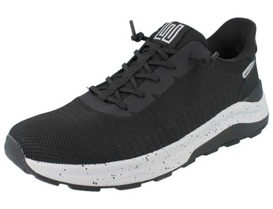 Waldläufer H-Carl Herren Sneaker schwarz Textil