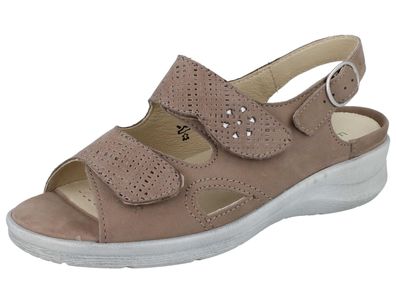 Waldläufer M-Merle Damen Sandale beige/silber Denver/Karin/Cantadora