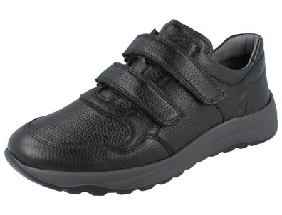 Waldläufer K John Herren Klettschuhe schwarz Hirschleder