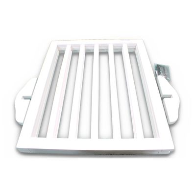 VEVOR Freistehendes Hundetor 3-teilig faltbar 508x610mm Treppenschutzgitter Weiß