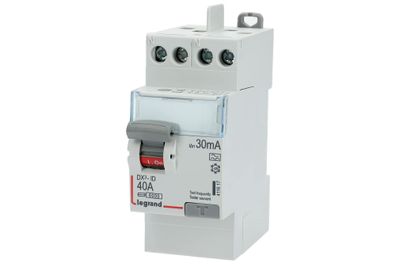 Legrand 411617 DX3 FI-Schutzschalter 2-polig 40A 30mA 230V Typ A