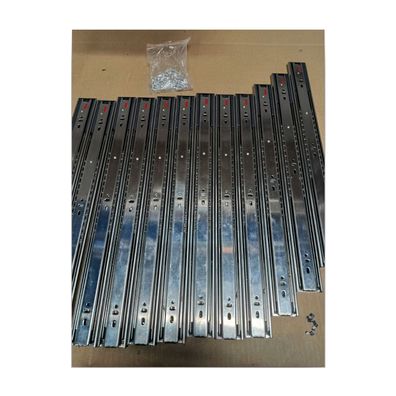 VEVOR Schubladenféhrungen 6 Paar Kugelauszége 508 mm Vollauszug 45,4 kg Stahl