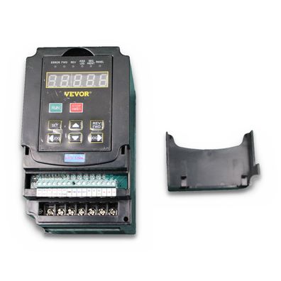 VEVOR Frequenzumrichter 1,5 kW VFD 220V 2HP Inverter fér Spindelmotor Schwarz