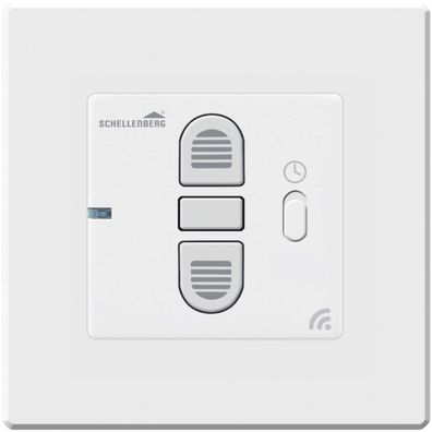 Schellenberg 20036 Funk-Zeitschaltuhr 1-Kanal Handsender Wandschalter Weiß