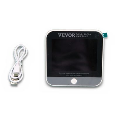 VEVOR Luftqualitätsmonitor 8-in-1 DM306 PM2.5 PM10 Formaldehyd TVOC Weiß