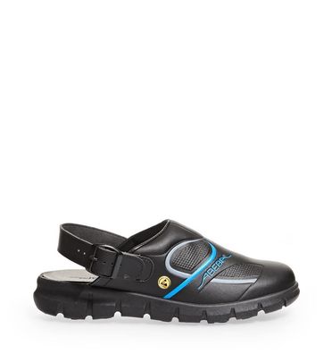 ABEBA 37331 Dynamic ESD Berufsschuhe Größe 38 Schwarz Blau Mikrofaser