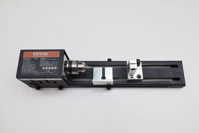 VEVOR Mini Drehbank 96W Drechselbank ß70mm 4250-8500U/min mit 7-Gang Zubehör