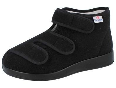 Varomed Damen Herren Rimini Kletthalbschuhe schwarz