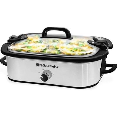Elite Gourmet MST-5240SS Kasserolle-Schongarer