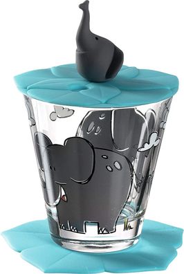 Leonardo Set à boire pour enfants 3 pièces éléphant Bambini