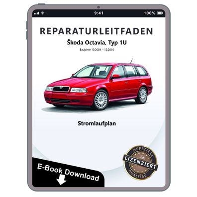 SKODA Octavia 1U (04-10) Schaltplan Stromlaufplan Verkabelung Elektrik Pläne PDF