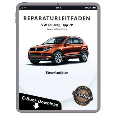 VW Touareg 7P (10-18) Schaltplan Stromlaufplan Verkabelung Elektrik Pläne PDF