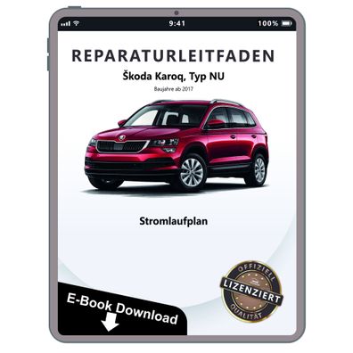 Skoda Karoq NU ab 2017 Schaltplan Stromlaufplan Verkabelung Elektrik Pläne PDF