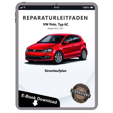 VW Polo 5 Typ 6C (14-17) Schaltplan Stromlaufplan Verkabelung Elektrik Pläne PDF