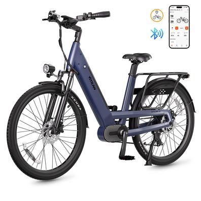 Vitilan L5 26"Elektro-Citybike, rehmomentsensor, eichweite von bis zu 75 km