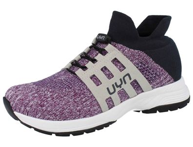 UYN Damen Sneaker lila grau Merinowolle
