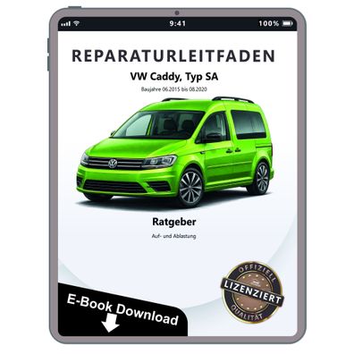 VW Caddy SA 2015-2020 Ratgeber Auflastung und Ablastung Reparaturanleitung eBook