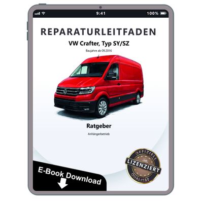 VW Crafter Typ SY SZ ab 2016 Ratgeber Anhängerbetrieb Reparaturanleitung eBook