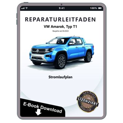 VW Amarok T1 ab 2024 Schaltplan Stromlaufplan Verkabelung Elektrik Pläne eBook