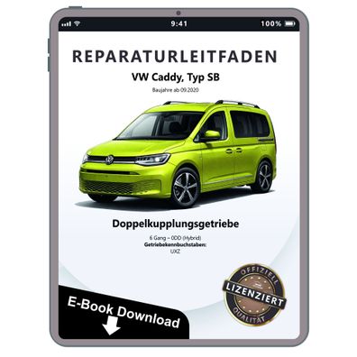 VW Caddy SB ab 2020 6 Gang Automatikgetriebe DKG 0DD Reparaturanleitung eBook