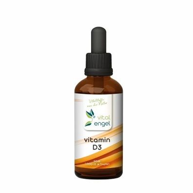 Vitamin D3 Tropfen - 1.000 IE (50 ml) - Vital Engel