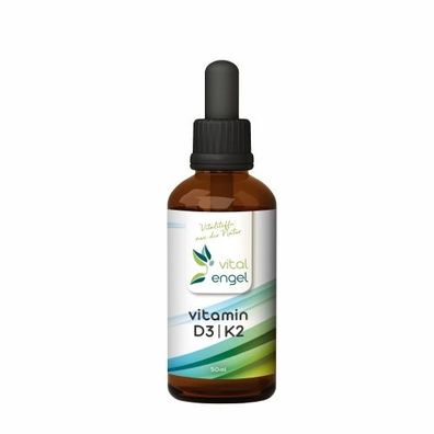 Vitamin D3-K2 Tropfen (50 ml) - Vital Engel
