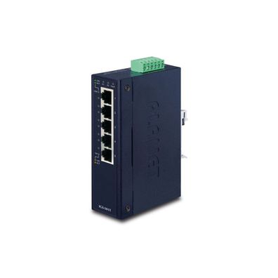 PLANET 5-Port 10/100/1000T Industrial Gigabit Ethernet