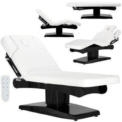 Elektrische beheizte Massageliege Kosmetikstuhl für Rehabilitation weiß Declan