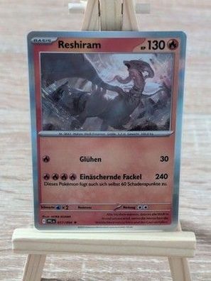 Pokémon Reshiram 017/094 Holo Rare Fatale Flammen PFL Deutsch NM