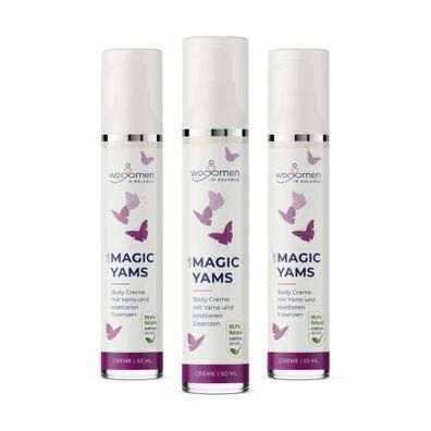 Magic Yams Creme (alchemistisch) (3 x 50 ml) - Wo-Men in Balance