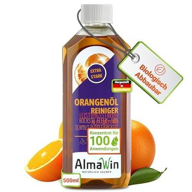 AlmaWin Orangenöl Reiniger Extra Stark 1er Pack - 500.0ml